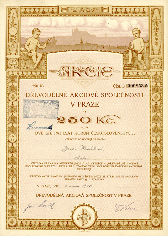 Drevodelné Akciové Spolecnosti v Praze
