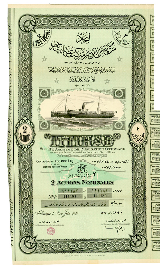 "ITTIHAD" Société Anonyme de Navigation Ottomane