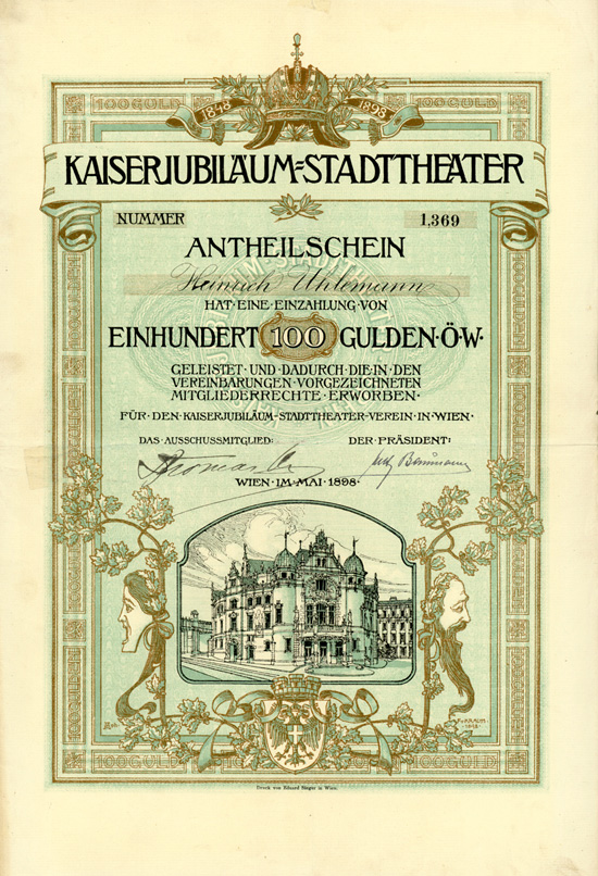 Kaiserjubiläum-Stadttheater Verein