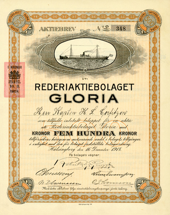 Rederiaktiebolaget GLORIA