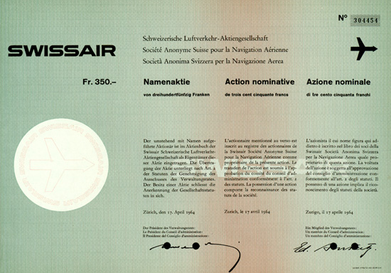 Swissair Schweizerische Luftverkehr-AG