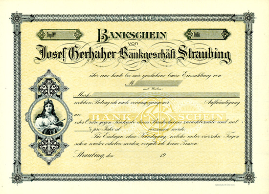 Josef Gerhaher Bankgeschäft Straubing