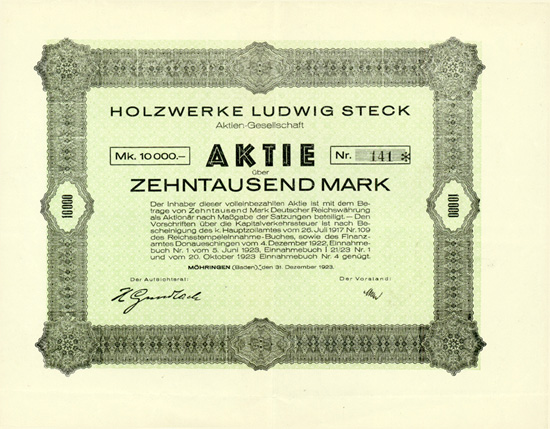Holzwerke Ludwig Steck AG