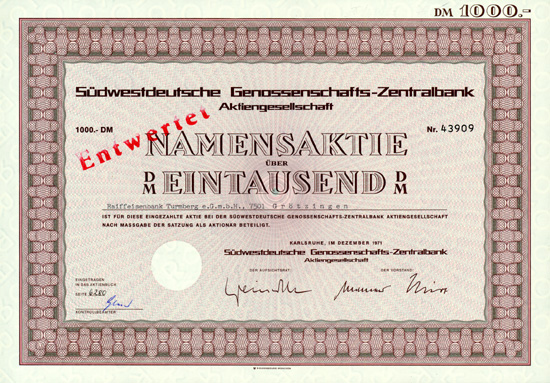 Südwestdeutsche Genossenschafts-Zentralbank AG