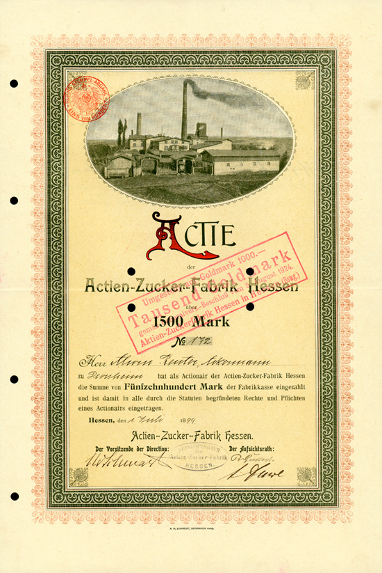 Actien-Zucker-Fabrik Hessen