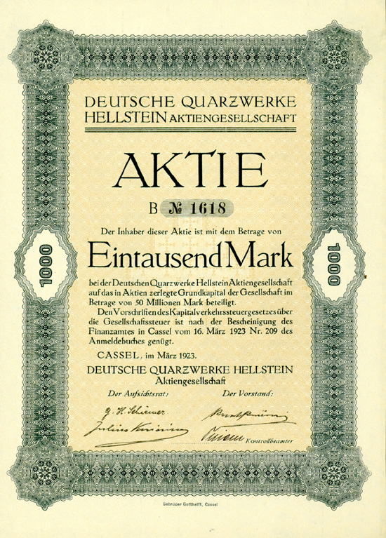 Deutsche Quarzwerke Hellstein AG