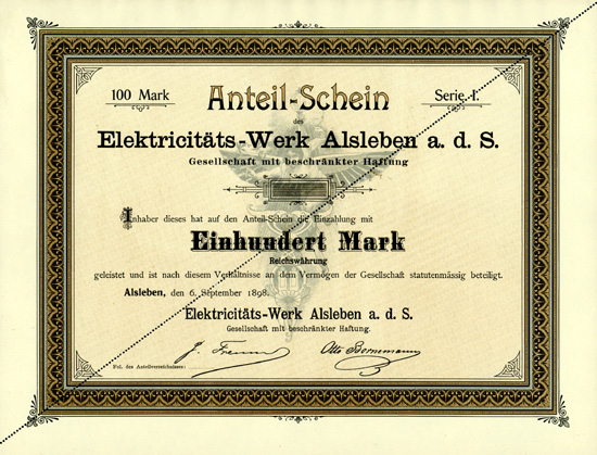 Elektricitäts-Werk Alsleben a. d. S. GmbH