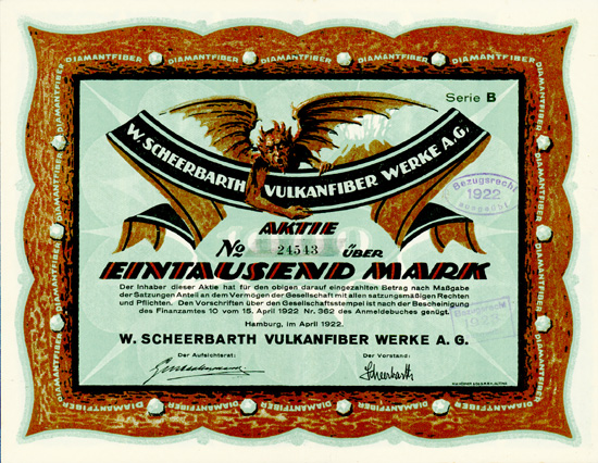 W. Scheerbarth Vulkanfiber Werke AG
