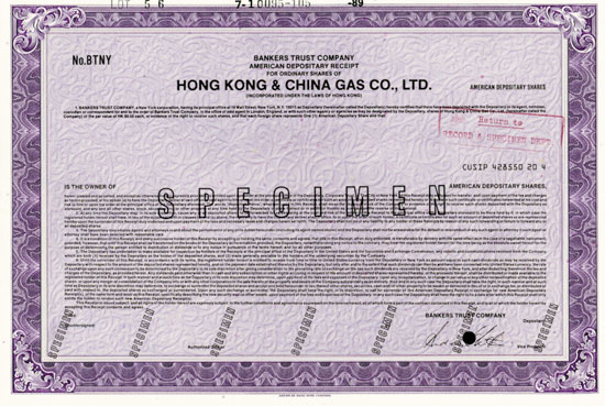 Hong Kong & China Gas Co., Ltd.