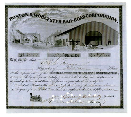Boston & Worchester Rail-Road Corporation