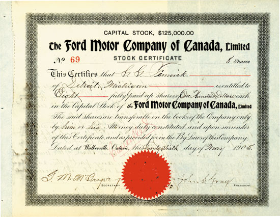 Ford Motor Company of Canada, Limited