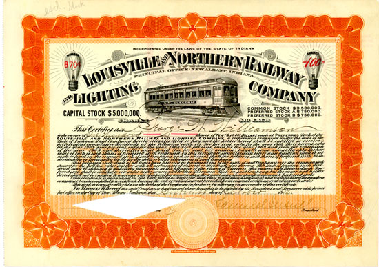 Louisville and Northern Railway and Lighting Company 