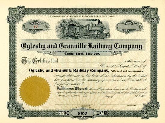 Oglesby and Granville Railway Company