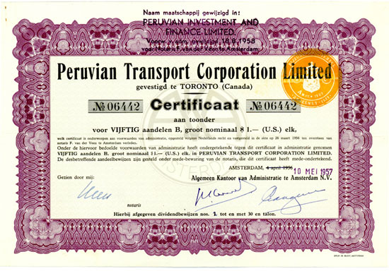 Peruvian Transport Corporation