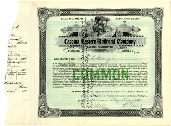 Tacoma Eastern Railroad Company
