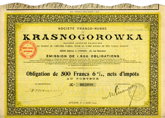 Société Franco-Russe de Krasnogorowka