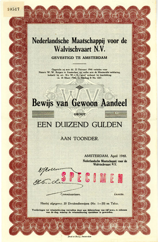 Nederlandsche Maatschappij voor de Walvischvaart N. V.