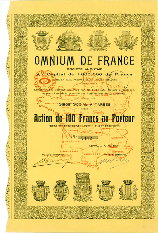 Omnium de France Société Anonyme