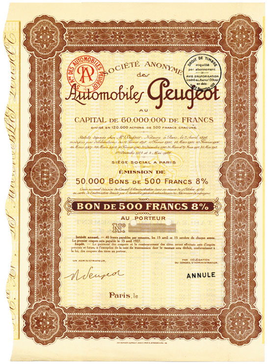 Société Anonyme des Automobiles Peugeot