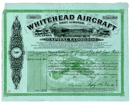 Whitehead Aircraft (1917) Limited