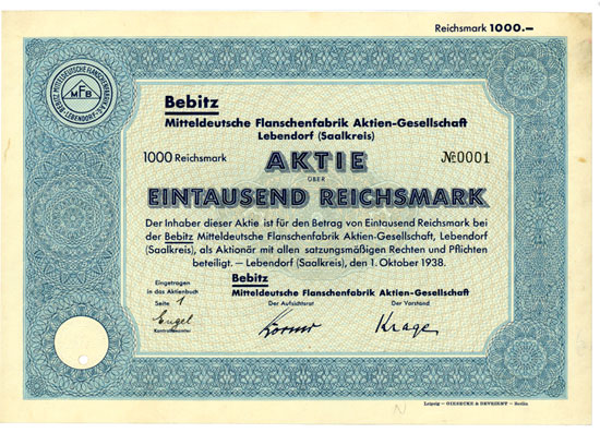 Bebitz Mitteldeutsche Flanschenfabrik AG
