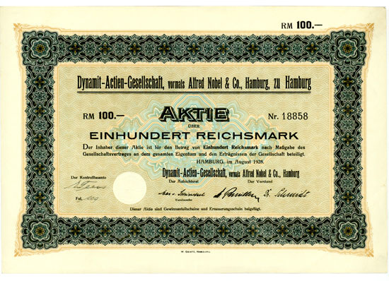 Dynamit-Actien-Gesellschaft, vormals Alfred Nobel & Co., Hamburg