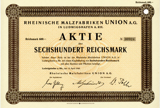 Rheinische Malzfabriken Union A.G.