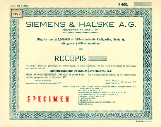Siemens & Halske A. G.