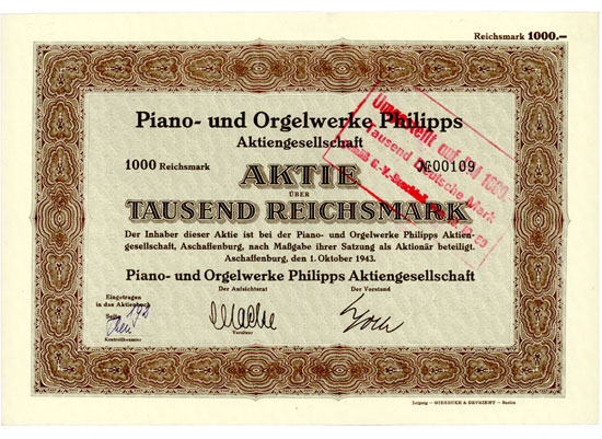 Piano- und Orgelwerke Philipps 