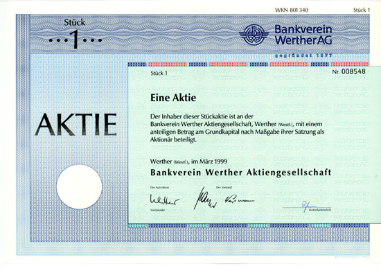 Bankverein Werther AG