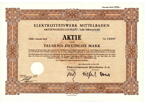 Elektrizitätswerk Mittelbaden AG
