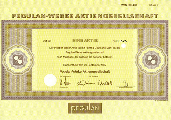 Pegulan-Werke AG