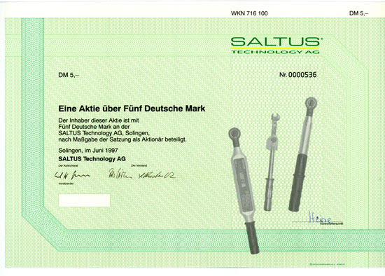 Saltus Technology AG
