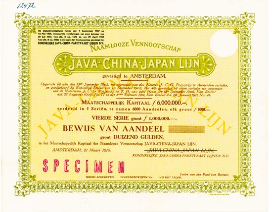 Naamlooze Vennootschap Java-China-Japan Lijn