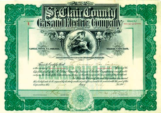 St. Clair County Gas and Electric Company