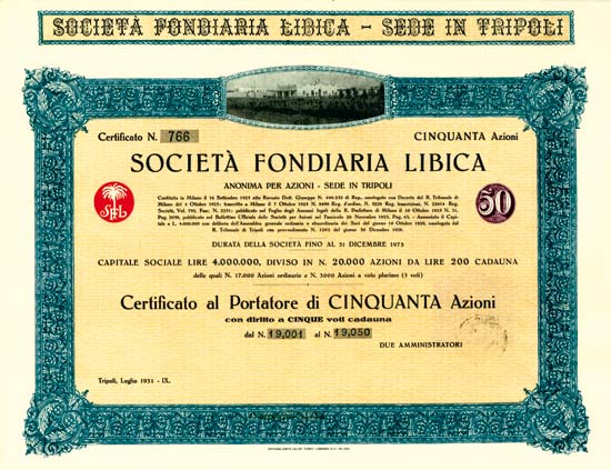 Societá Fondiaria Libica