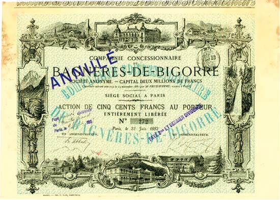 Compagnie Concessionnaire de Bagnéres-de-Bigorre Société Anoynme