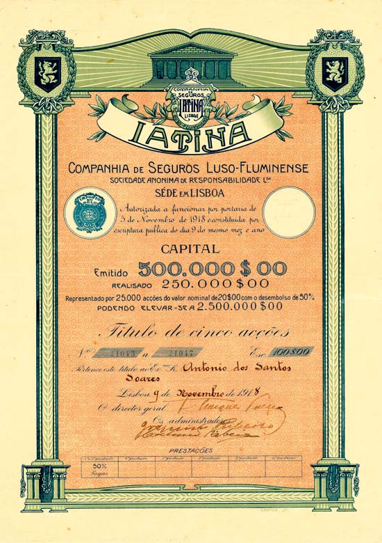 Latina Companhia de Seguros Luso-Fluminense Sociedade Anonima de Responsabilidade LDA.