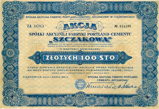 Portland-Zement-Fabriks-AG Szczakowa