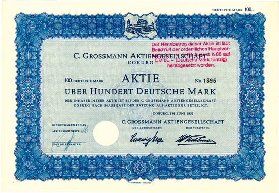C. Grossmann AG [43 Stück]