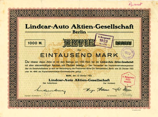Lincar-Auto Aktien-Gesellschaft