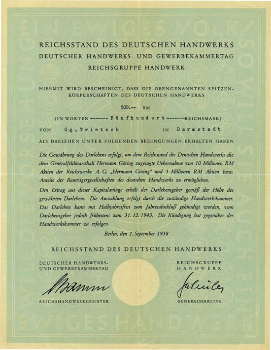 Reichsstand des Deutschen Handwerks