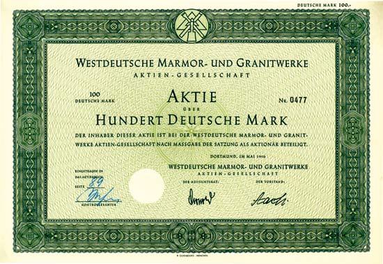 Westdeutsche Marmor- und Granitwerke AG